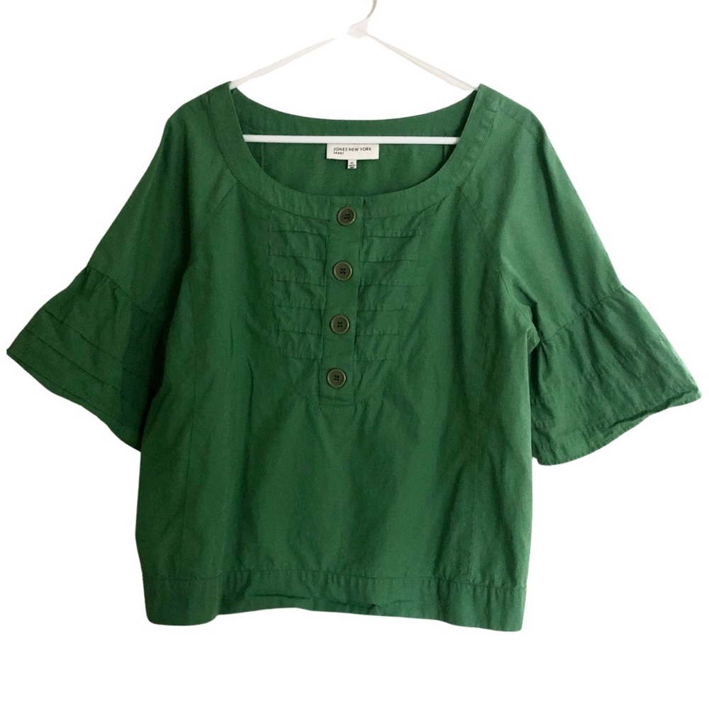 Jones New York Cotton Blouse Sz XL